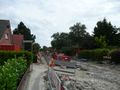 Bauarbeiten neue Straße - Aufnahme vom 10. Juli 2016.