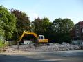 Schulstraße 61 - nach Abriss - Aufnahme vom 16. August 2012.