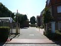 Einfahrt zum Ärztehaus am Dokters Pad - Aufnahme vom 15. Juli 2018.