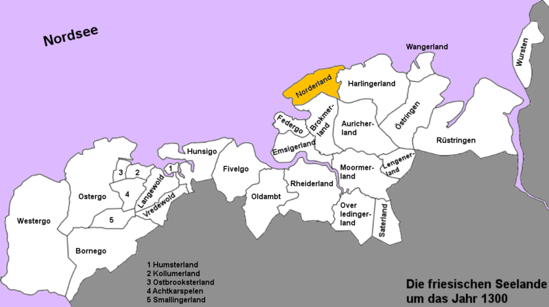 Datei:Karte Norderland 1385.png